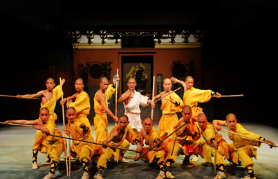 Shaolin legend of the thirteen stick monks