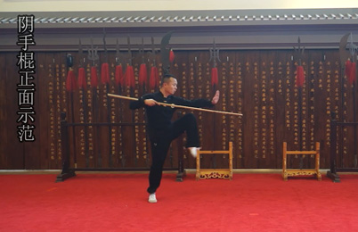 武术教学课程：少林阴手棍