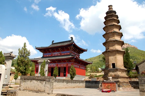 Kongxiang Temple in Sanmenxia